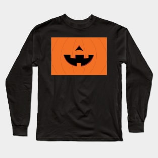 Jack O Lantern Pumpkin Face Mask (Day) Long Sleeve T-Shirt